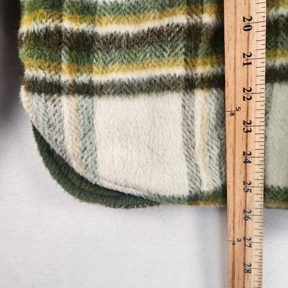 Lee Wald Weatherpal Plaid Wool Shirt Jacket Men's M Fleece Lined Vintage - Picture 10 of 15